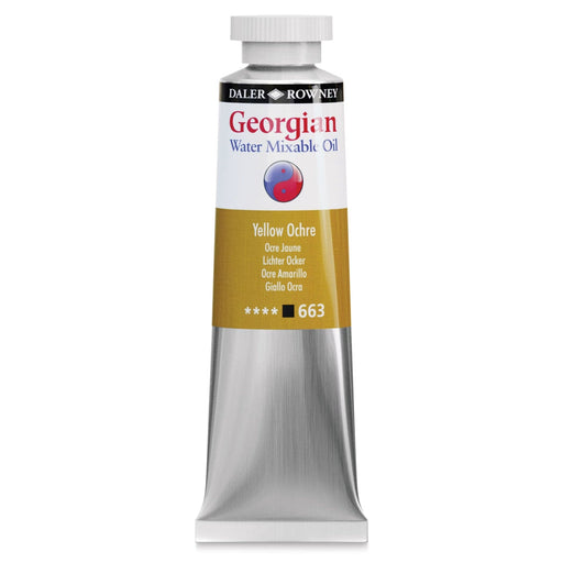 DALER ROWNEY GEORGIAN WATERMIXABLE DALER ROWNEY 37ml Daler-Rowney Georgian Watermixable Oil Yellow Ochre