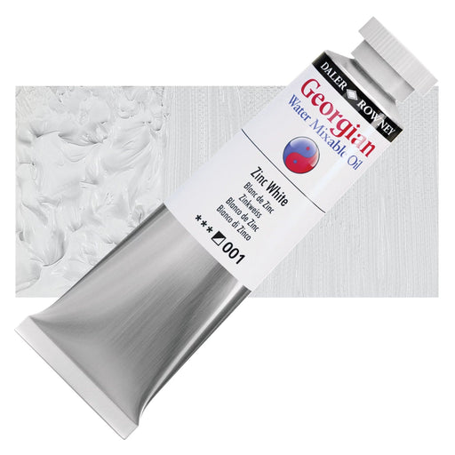DALER ROWNEY GEORGIAN WATERMIXABLE DALER ROWNEY 37ml Daler-Rowney Georgian Watermixable Oil Zinc White