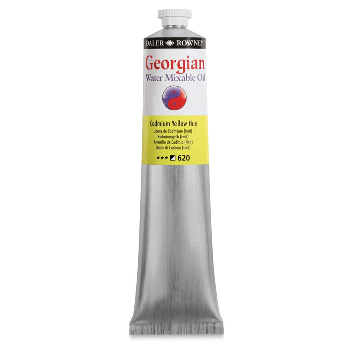 DALER ROWNEY GEORGIAN WATERMIXABLE DALER ROWNEY Daler-Rowney Georgian Watermixable Oils Cadmium Yellow Hue