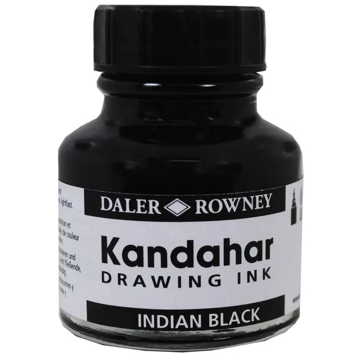 FILA NEW FILA NEW Black Kandahar Ink 28ml Daler Rowney Kandahar Ink