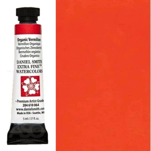 Daniel Smith Watercolours 5ml Organic Vermilion - The Sydney Art Store