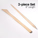 DAS CLAY DAS Tools Wooden Cutters 2 pieces