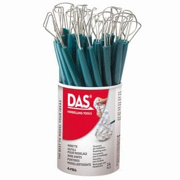 DAS CLAY DAS Trimming Tools Pot 24 piece