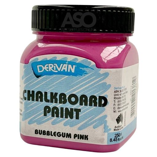 DERIVAN CHALKBOARD DERIVAN Derivan Chalkboard Paint 250ml Bubblegum Pink