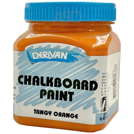 DERIVAN CHALKBOARD DERIVAN Derivan Chalkboard Paint 250ml Tangy Orange