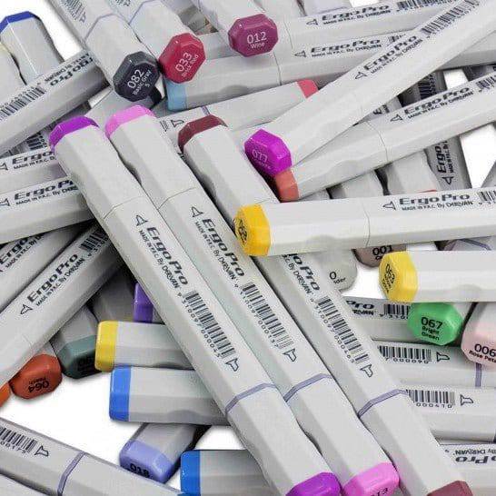 DERIVAN ERGOPRO DERIVAN Derivan ErgoPro Markers 24 Grey Set