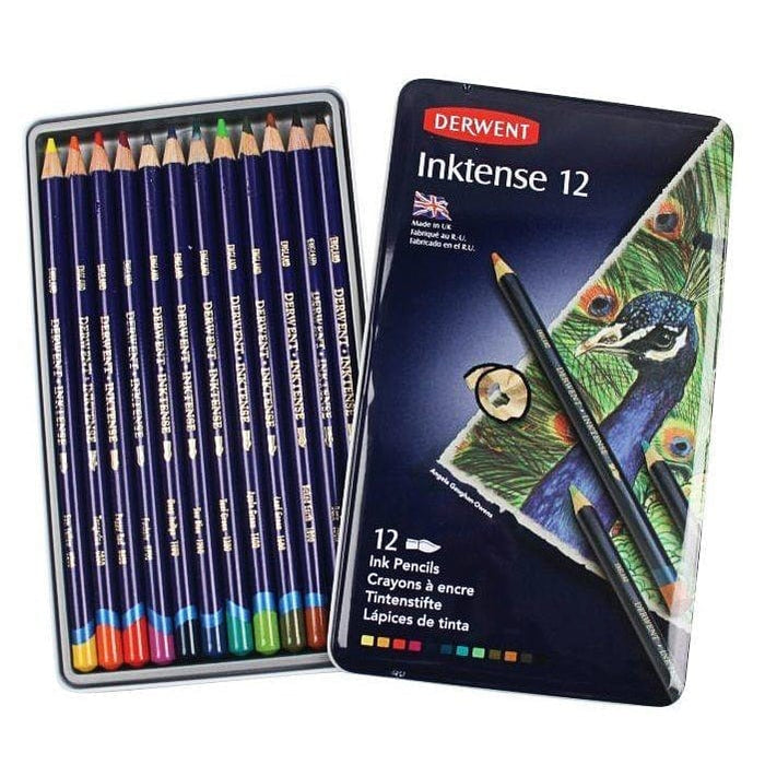 DERWENT DERWENT Derwent Inktense Pencils 12 Pack
