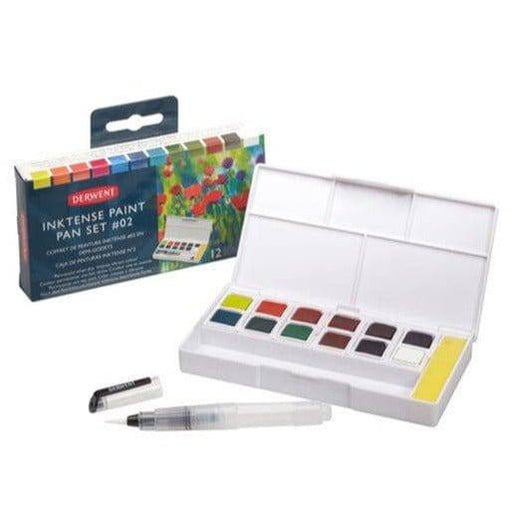 DERWENT WATERCOLOURS DERWENT Derwent Watercolour 12 Inktense Paint Pan Set #02