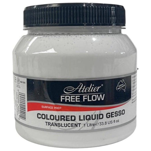 Atelier Coloured Liquid Gesso Translucent - The Sydney Art Store