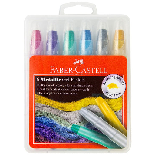 FABER-CASTELL FABER-CASTELL Faber-Castell 6 Metallic Gel Pastels