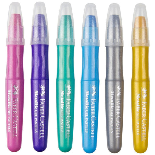 FABER-CASTELL FABER-CASTELL Faber-Castell 6 Metallic Gel Pastels