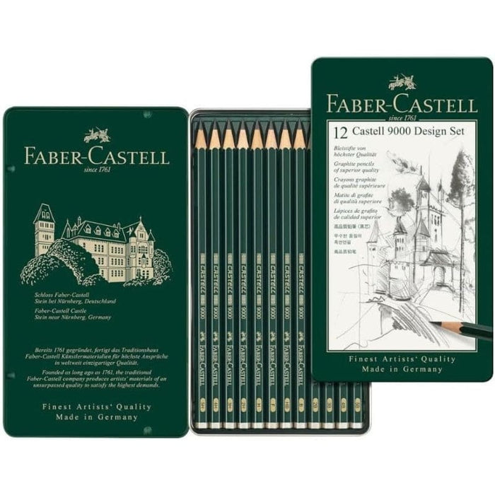 FABER-CASTELL FABER-CASTELL Faber Castell 9000 Graphite Pencil 12 Sets