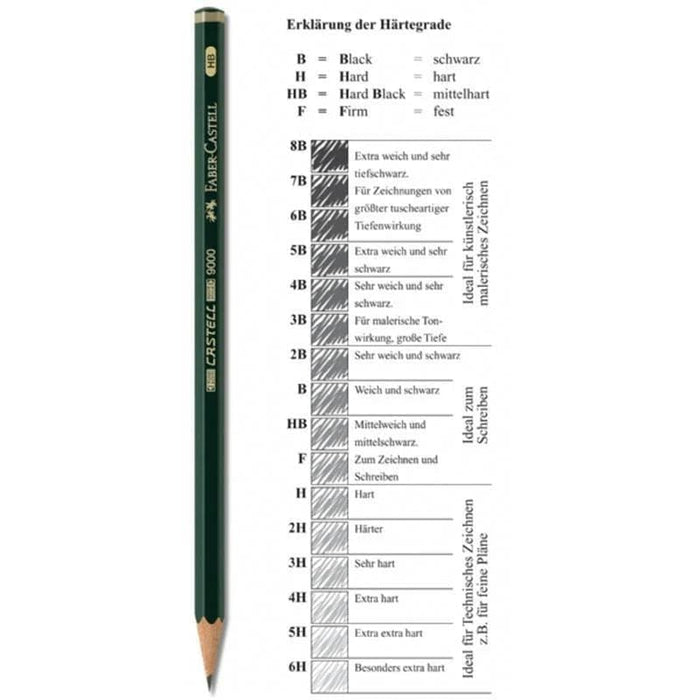 FABER-CASTELL FABER-CASTELL Faber Castell 9000 Graphite Pencil 12 Sets