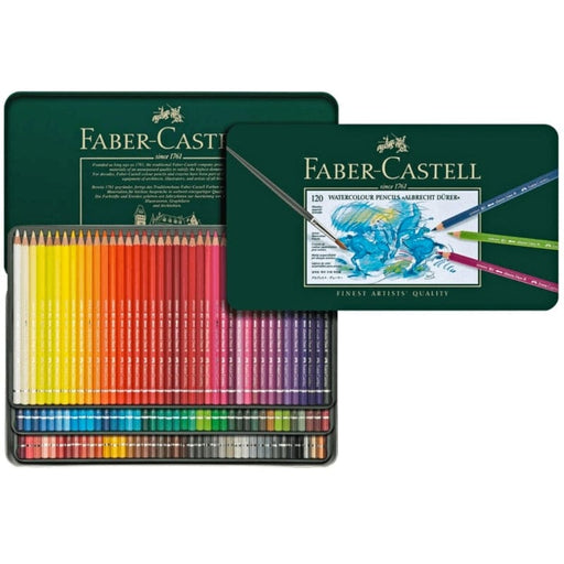 FABER-CASTELL FABER-CASTELL Faber-Castell Albrecht Dürer Watercolour Pencils, Assorted – Tin Box of 120