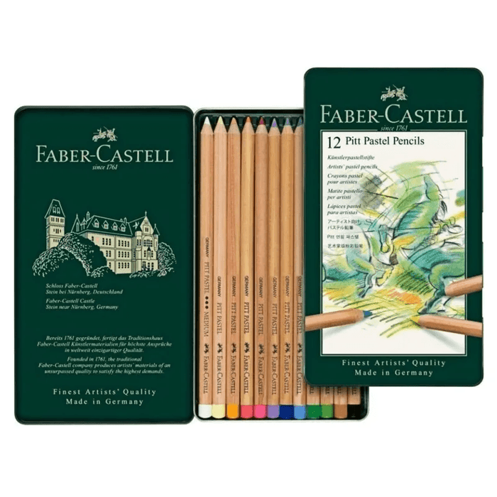 FABER-CASTELL FABER-CASTELL Set 12 Faber-Castell Pitt Pastel Pencils Set