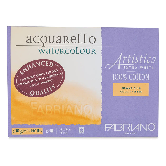 NEW NEW Fabriano Artistico Block - 300Gsm 31x41cm Rough Tw 20 Sheets