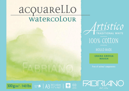 FABRIANO FABRIANO A3 Rough 300gsm Fabriano Artistico Watercolour Pads
