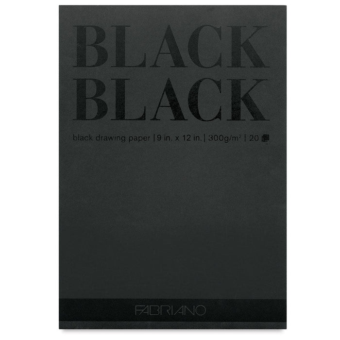 NEW NEW Fabriano Black Black Pad 300Gsm A3 20 Sheets Pad