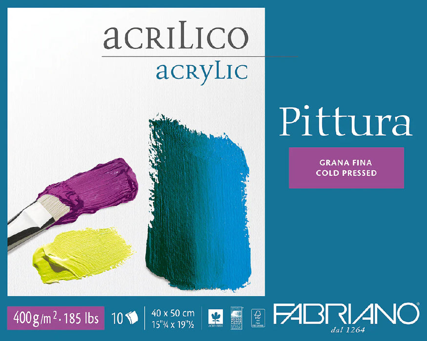 NEW NEW Fabriano Pittura Acrylic Pad A4 Pad