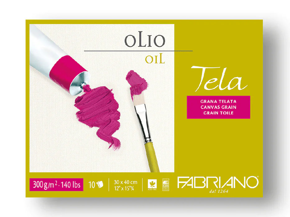 NEW NEW Fabriano Tela Oil Painting Pad A3 Pad