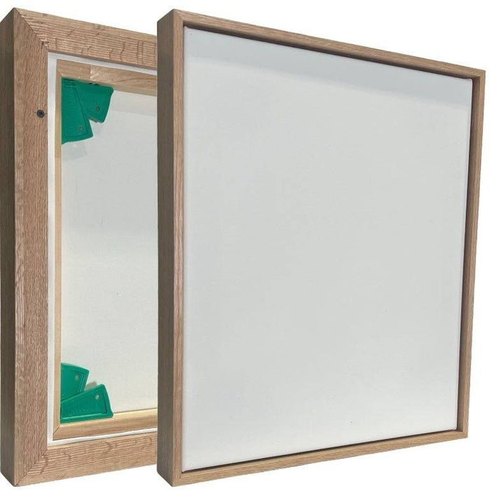 BUILD A CANVAS PINE Float Frame Natural Oak + Artist Custom Canvas