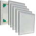 BUILD A CANVAS PINE Float Frames Jazz White 5 Pack with Artist Custom Canvas