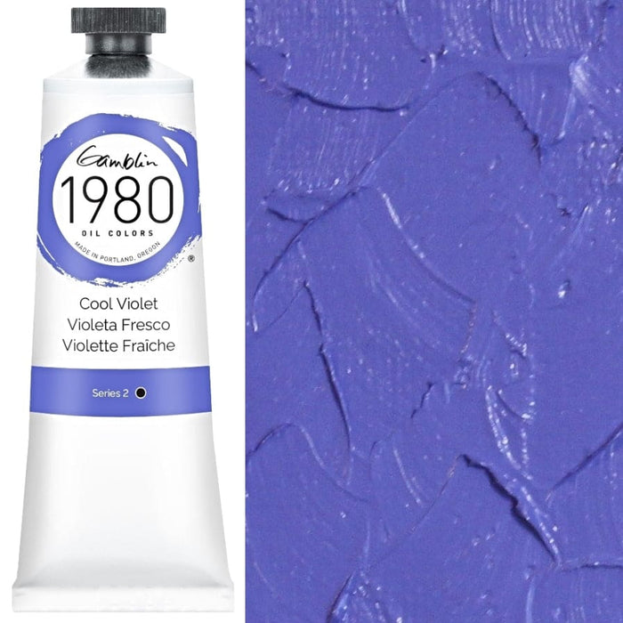 GAMBLIN NEW ARTIST OILS GAMBLIN Gamblin 1980 Cool Violet 37ml Gamblin Oils New Colours