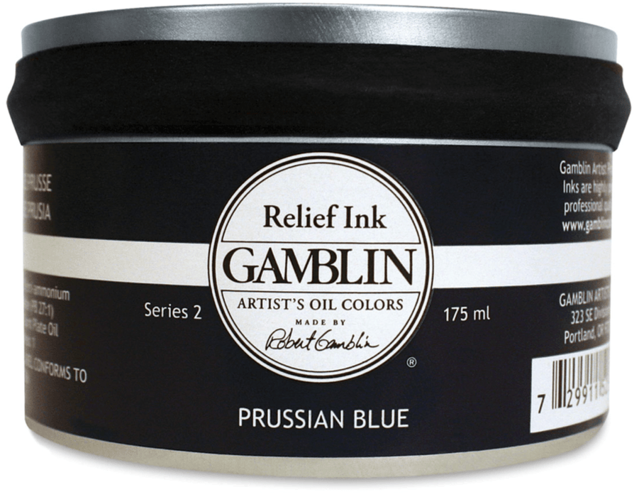 GAMBLIN RELIEF INKS GAMBLIN Prussian Blue Gamblin Relief Inks
