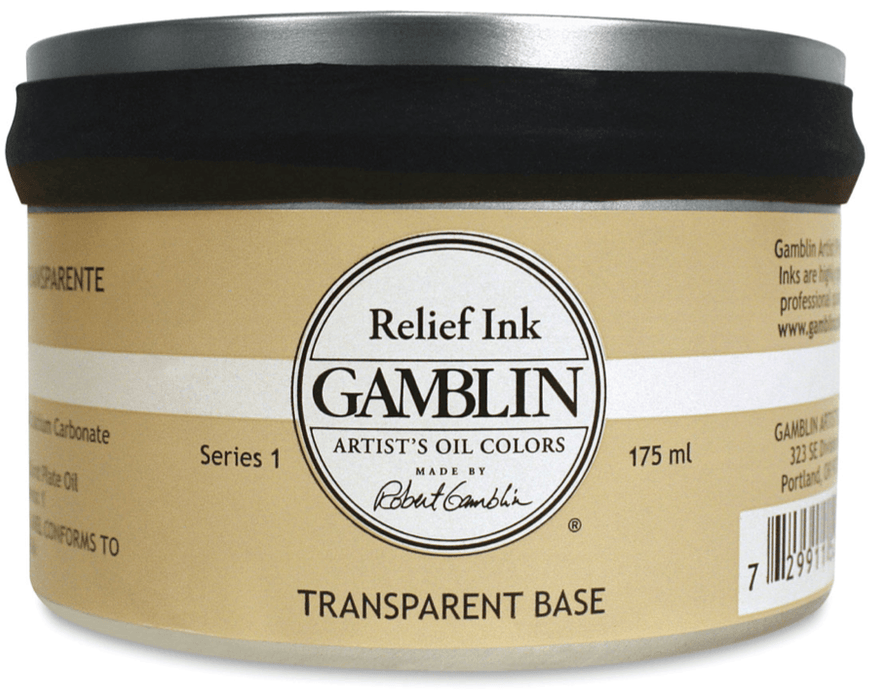 GAMBLIN RELIEF INKS GAMBLIN Transparent Base Gamblin Relief Inks