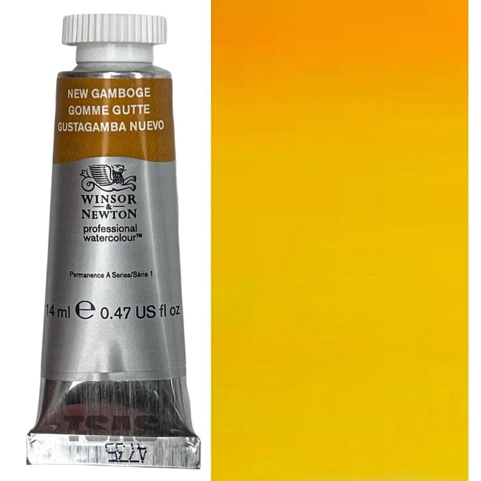 WINSOR & NEWTON WATERCOLOURS WINSOR & NEWTON WATERCOLOURS Gamboge 14ml W&N Watercolour