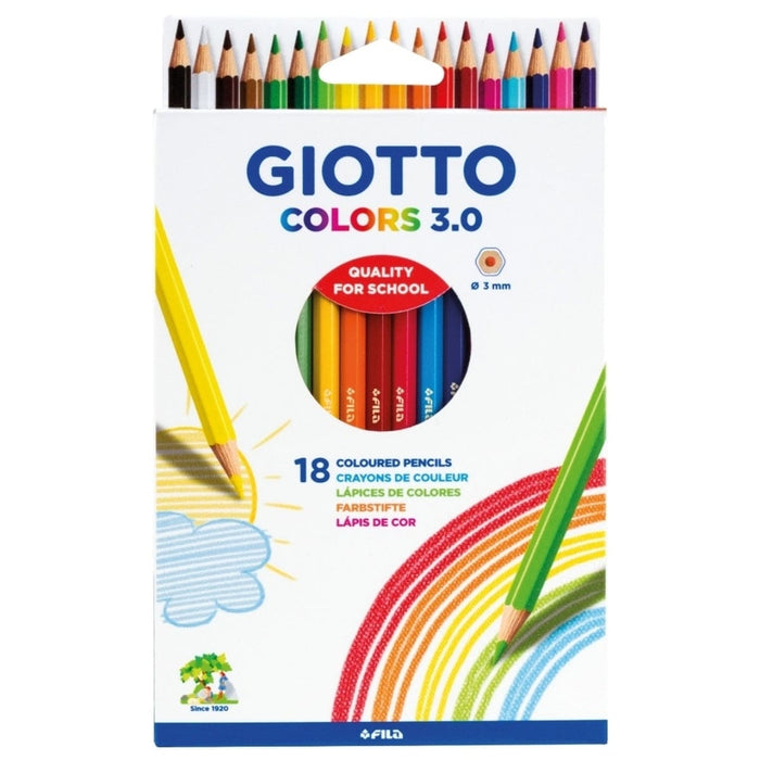 GIOTTO KIDS Giotto Colors 3.0 Hangable cardboard box 18 pcs Giotto 3.0 Pencil Sets