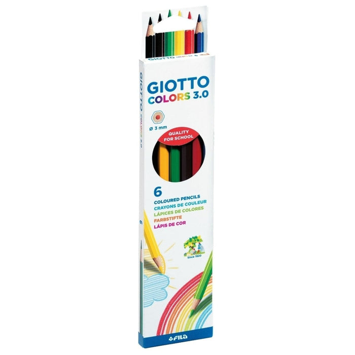 GIOTTO KIDS Giotto Colors 3.0 Hangable cardboard box 6 pcs Giotto 3.0 Pencil Sets