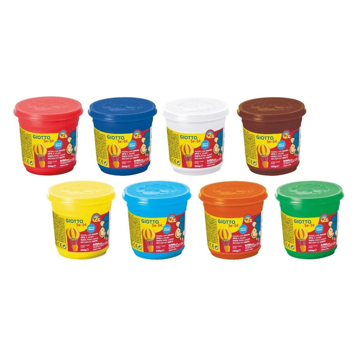 GIOTTO BEBE KIDS Giotto be-be' Super Modelling Dough Pot 220G, Assorted Colours Giotto be-be' Modelling