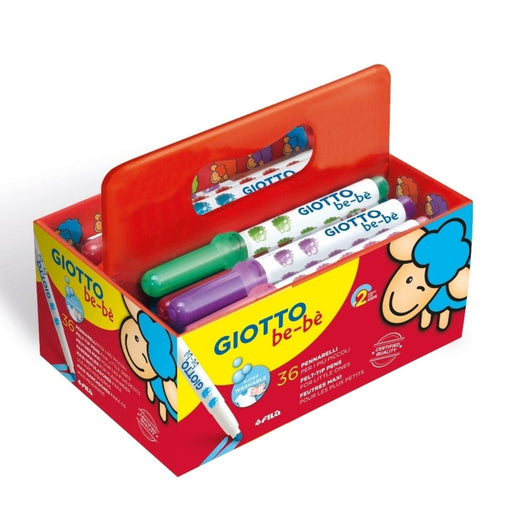 GIOTTO BEBE KIDS Giotto be-be' Super Fibre Pens Schoolpack 36 pcs Giotto be-be' Super Fibre Pens