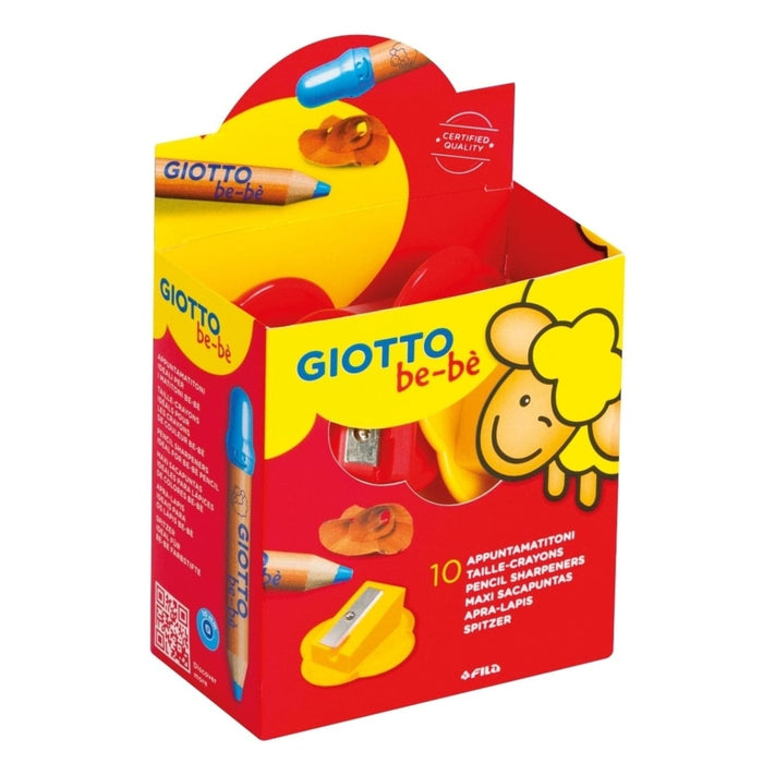 GIOTTO BEBE KIDS Giotto be-be' Sharpener In Box 10 pcs Giotto be-be' Super Jumbo Pencils