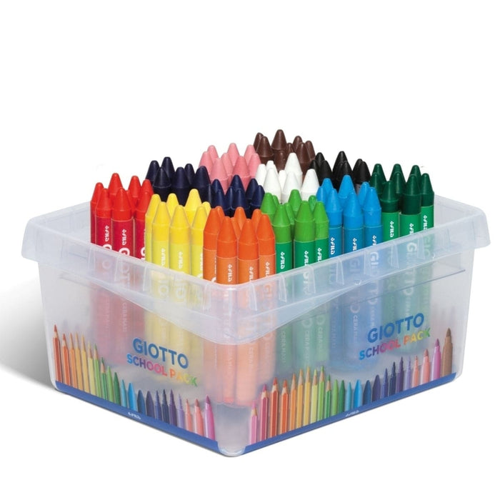 GIOTTO KIDS Giotto Cera Maxi Wax Pastel Schoolpack 96 pcs Giotto Crayon Sets