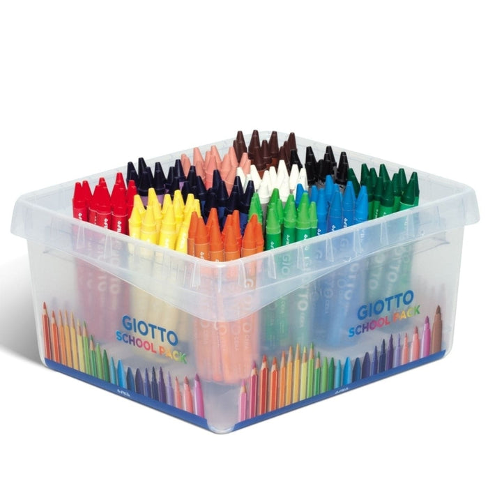 GIOTTO KIDS Giotto Cera Wax Pastel Schoolpack 144 pcs Giotto Crayon Sets
