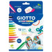GIOTTO KIDS Giotto Decor Textile Hangable cardboard  box 12 pcs Giotto Multisurface Markers