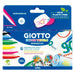 GIOTTO KIDS Giotto Decor Textile Hangable cardboard  box 6 pcs Giotto Multisurface Markers