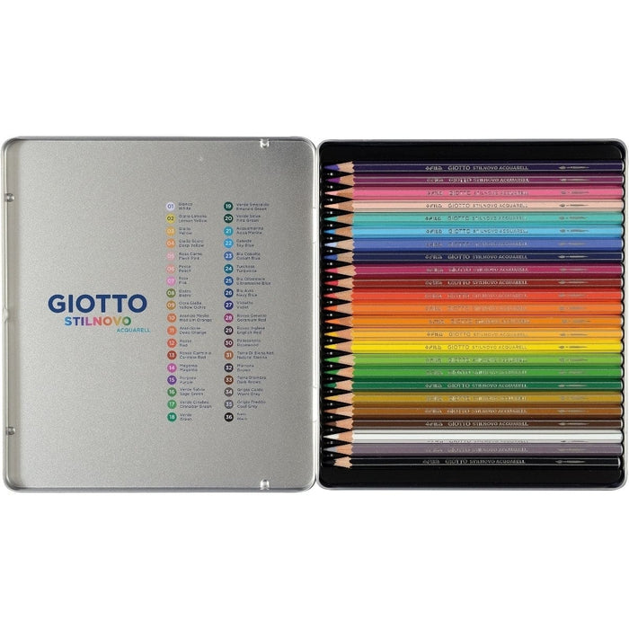 GIOTTO KIDS Giotto Stilnovo Aquarell Metal Box 24 pcs Giotto Stilnovo Aquarell Sets