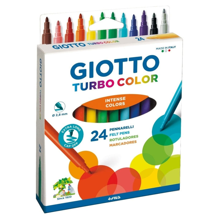 GIOTTO KIDS Giotto Turbo Color Hangable cardboard box 24 pcs Giotto Turbo Colour Sets