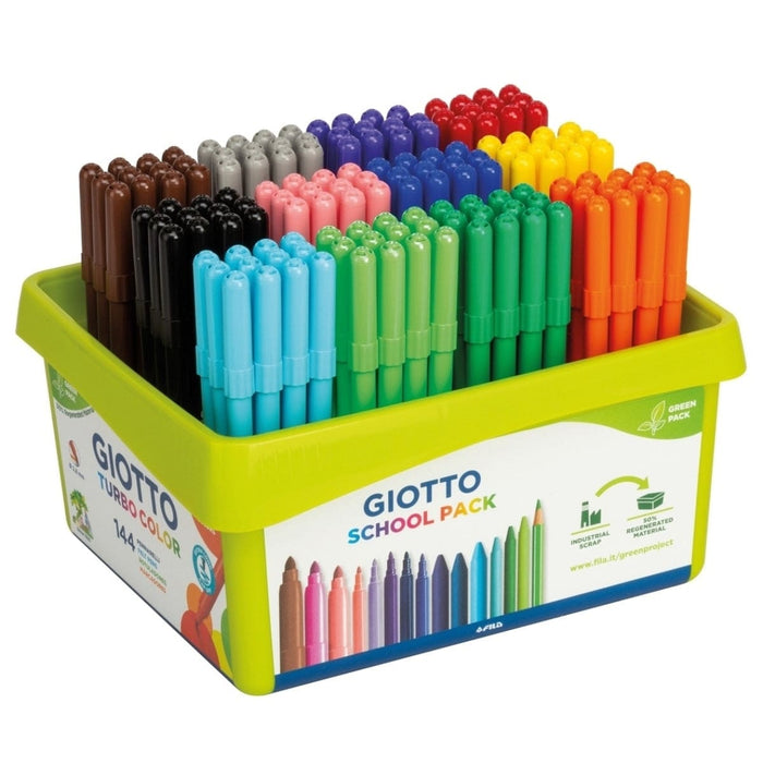 GIOTTO KIDS Giotto Turbo Color Schoolpack 144 pcs Giotto Turbo Colour Sets