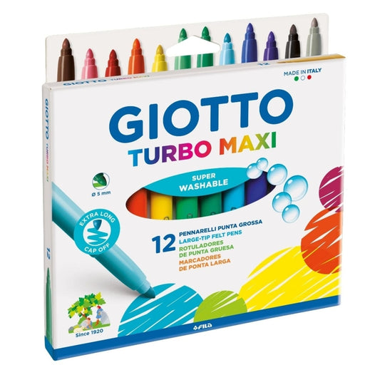 GIOTTO KIDS Giotto Turbo Maxi Hangable cardboard box 12 pcs Giotto Turbo Maxi Sets