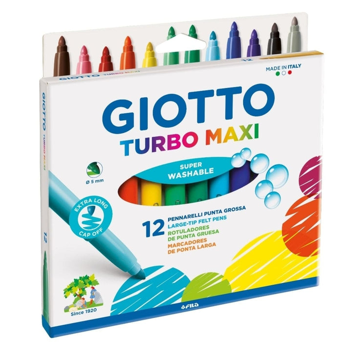 GIOTTO KIDS Giotto Turbo Maxi Hangable cardboard box 12 pcs Giotto Turbo Maxi Sets