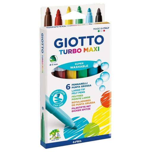 GIOTTO KIDS Giotto Turbo Maxi Hangable Cardboard box 6 pcs Giotto Turbo Maxi Sets