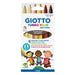 GIOTTO KIDS Giotto Turbo Maxi Skin Tones - Hangable box 6pcs Giotto Turbo Maxi Sets