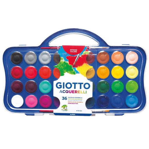 GIOTTO KIDS Giotto Watercolour Hangable plastic box 12 pcs + brush Giotto Watercolours