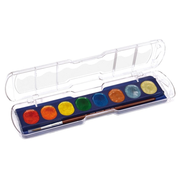 GIOTTO KIDS Giotto Watercolour Metalic Hangable plastic Box 8 pcs Giotto Watercolours