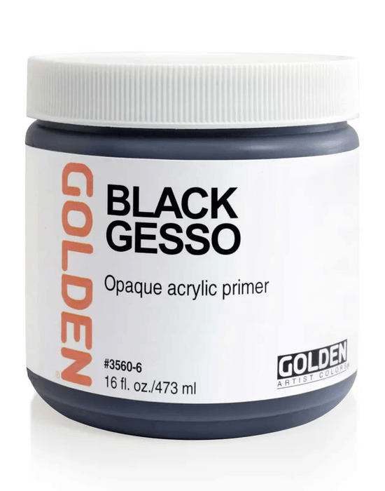 GOLDEN GROUNDS GOLDEN 473ml Golden Black Gesso