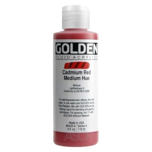 GOLDEN FLUID GOLDEN Golden Fluid Cadmium Red Medium Hue